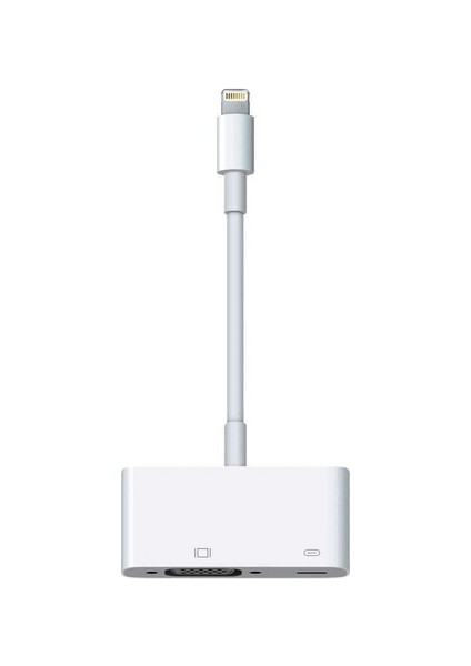 Lightning Uyumlu To VGA 1080P Full Hd Apple Iphone Ipad Ipod Çevirici Dönüştürücü Adaptör