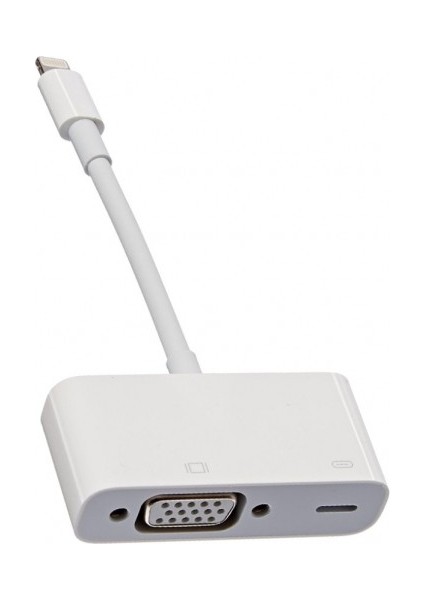 Lightning Uyumlu To VGA 1080P Full Hd Apple Iphone Ipad Ipod Çevirici Dönüştürücü Adaptör