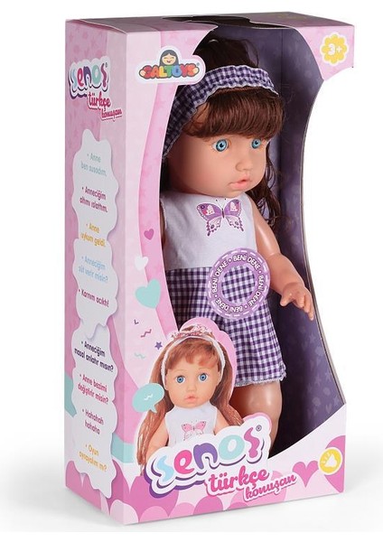 Senoş Türkçe Konuşan Saçlı Kıyafetli Oyuncak Bebek modelleri