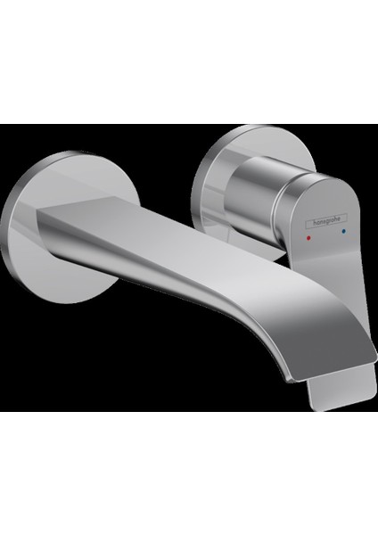 Vivenis Tek Kollu Lavabo Bataryası Ankastre Montaj Duvara Monte 19,5 cm Gaga ile