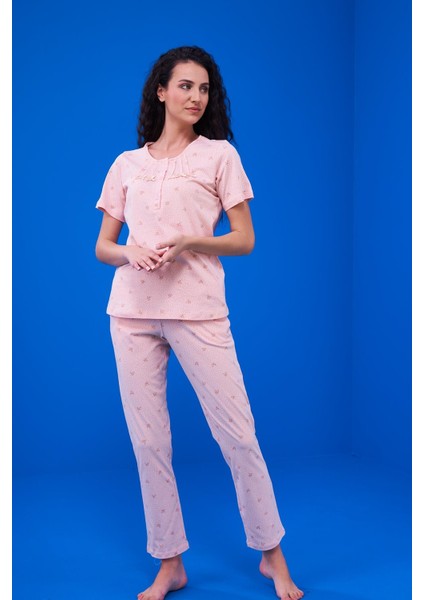 Kadın Pijama Takım 23171 - Pembe