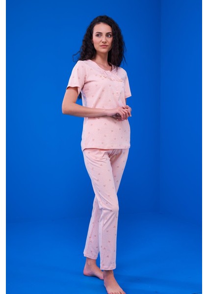 Kadın Pijama Takım 23171 - Pembe