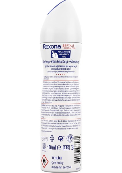 Kadın Deodorant Natural Fresh Şeftali & Limon Otu 150 ml x 6 Adet fiyatları