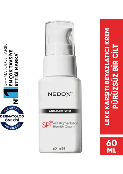 Nedox Cilt  Leke Kremi 60 ml