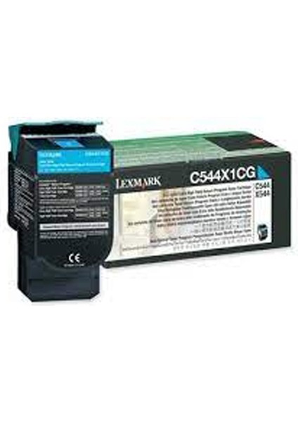 (C544) C544X1CG Mavi Orjinal Toner