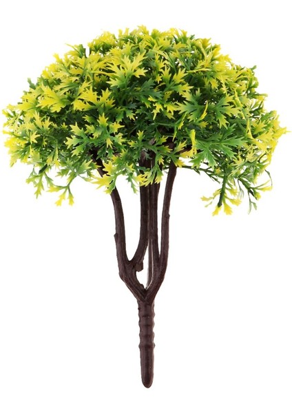 1/40 Ölçekli Peri Bahçe Ağacı Mikro Peyzaj Mikro Bonsai Demiryolu Dekorasyon Sarı-Yeşil (Yurt Dışından) fiyatları