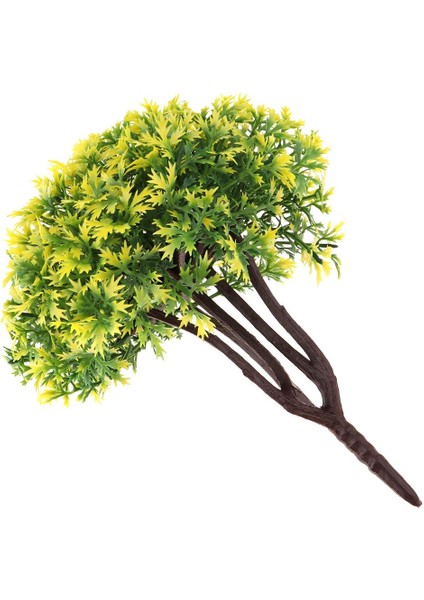 1/40 Ölçekli Peri Bahçe Ağacı Mikro Peyzaj Mikro Bonsai Demiryolu Dekorasyon Sarı-Yeşil (Yurt Dışından) fırsatları