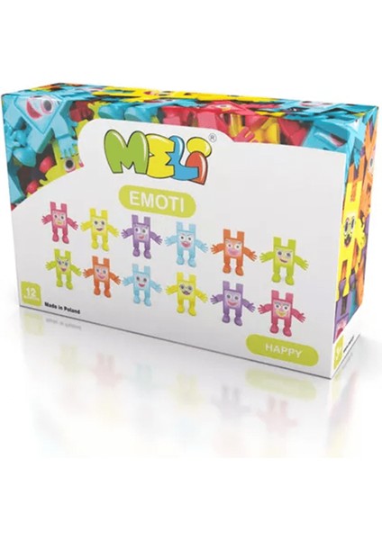 Meli Toys Blok Oyuncak Emoti Happy