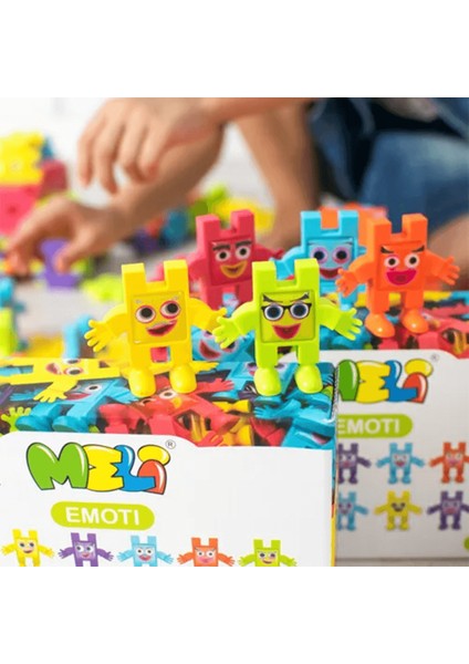 Meli Toys Blok Oyuncak Emoti Happy