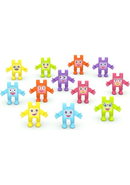 Meli Toys Blok Oyuncak Emoti Happy