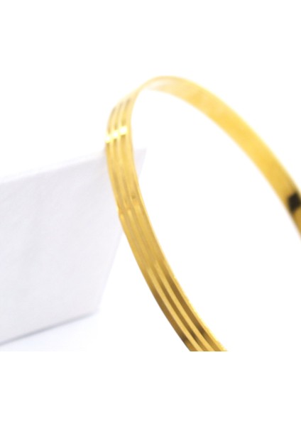 Altın Kaplama Bilezik 15MM Kalınlıkta BLZ-3023 fırsatları