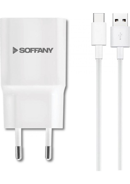 SY-225 USB Type-C 12W Şarj Aleti ve Kablo