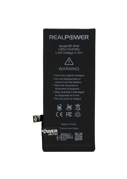 Real Power Realpower Apple iPhone 8 Plus  Uyumlu Yüksek Kapasiteli Batarya Pil