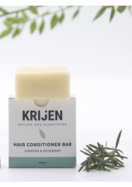 Ginseng & Biberiye Katı Saç Kremi 60 gr