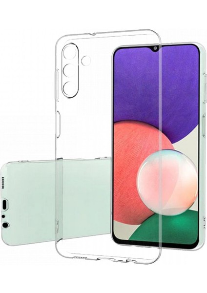 Samsung Galaxy A13 Kılıf Kamera Korumalı Silikon Şeffaf Arka Kapak