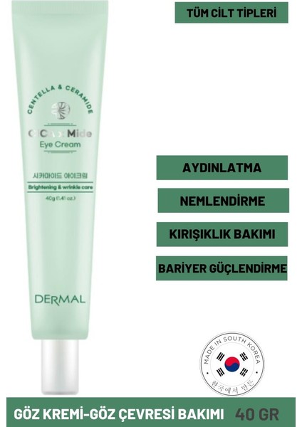 Cıca x Mide Centella Asiatica ve Seramid Özlü Eye Cream Göz Çevresi Kremi 40GR fiyatları