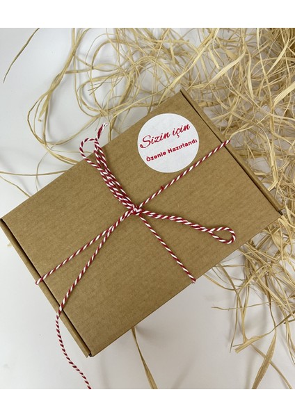 Sizin Için Özenle Hazırlandı 40 mm Beyaz Yuvarlak Sticker Etiket 120 Adet fiyatları