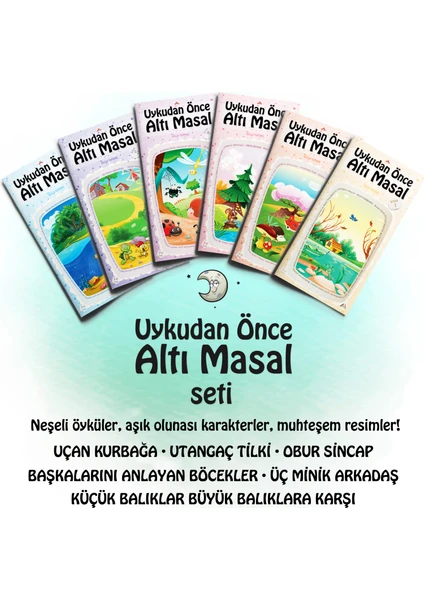 Uykudan Önce Masallar Seti 6 Kitap