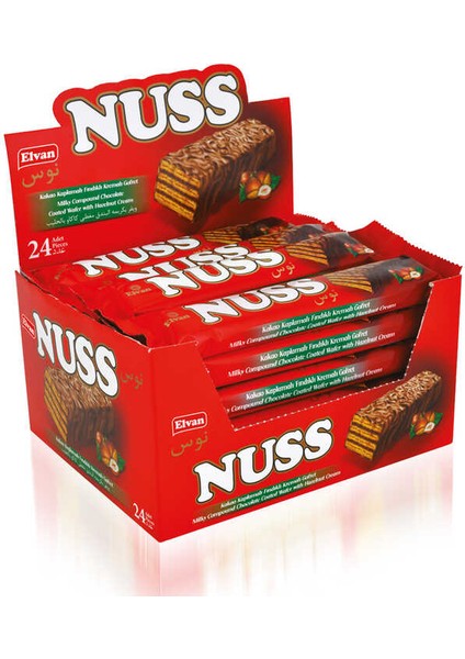 Nuss 28 gr x 24 Adet (1 Kutu)