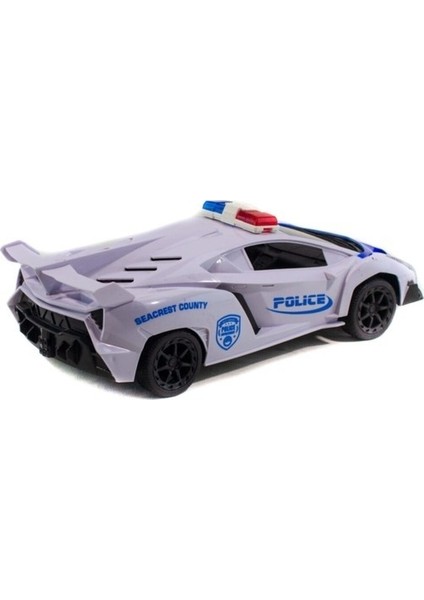 Uzaktan Kumandalı Polis Arabası Lamborghini Şarjlı Yüksek Kalite Farları Işıklı