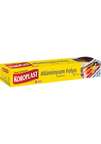 Alüminyum Folyo 15 Metre 12 Paket