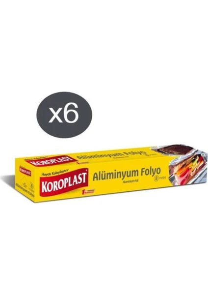 Alüminyum Folyo 8 Metre x 6 Paket (30CM*8M)