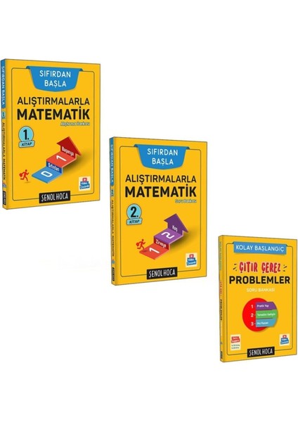 Alıştırmalarla Matematik 1 + 2 ve Çıtır Çerez Problemler (Ciltli)