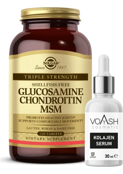 Glucosamine Chondroitin Msm 120 Tablet (Hedıye Serum 30 ml Glukozamin)