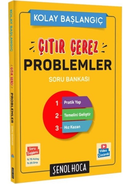 Alıştırmalarla Matematik 1 + 2 ve Çıtır Çerez Problemler (Ciltli)