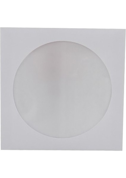 Oyal Pencereli Beyaz Renkli 12.5X12.5 CD Zarfı 90 gr 1000’LI Paket