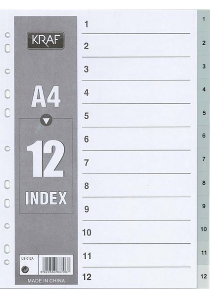 Kraf 1012 1-12 Rakam Seperatör