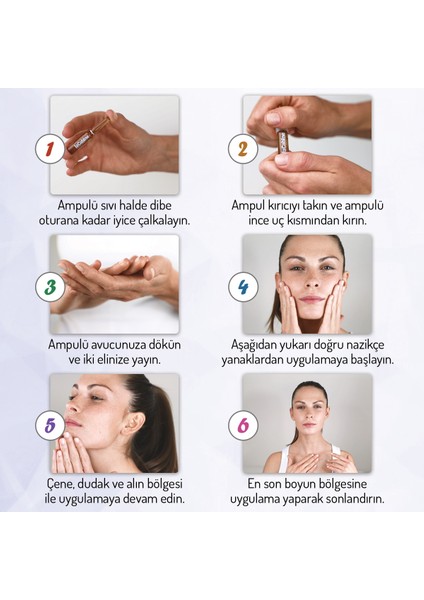 1 Adet Boyun & Dekolte Bölgesi Bakım Ampul Sarkma Giderici Sıkılaştırıcı Dermaroller Dermapen Serum