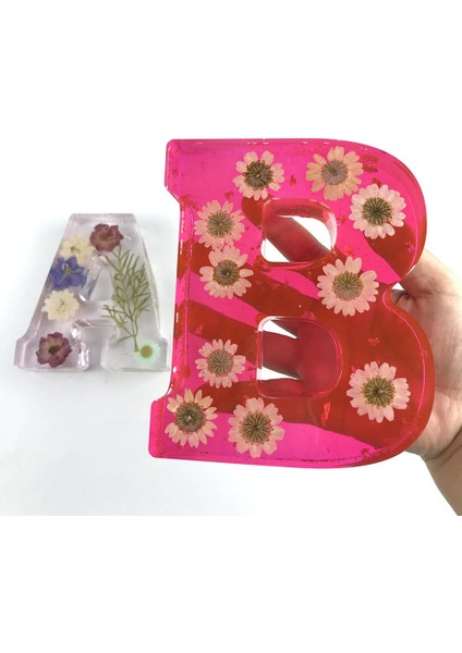 Büyük Reçine Epoksi Silikon Kalıp Big Boy Harf - K modelleri