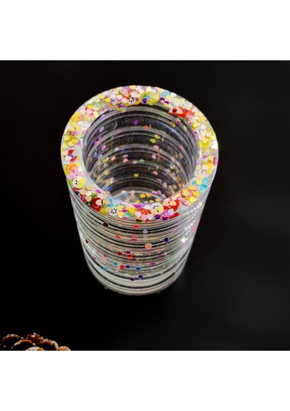 Boğumlu Bardak Reçine Epoksi ve Beton Kalıbı -Kod:103 modelleri