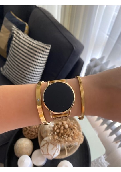 Mıknatıslı Kordon Dokunmatik Ekran Unisex Saat