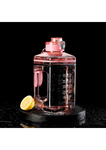 Eternal 2.2l Su Şişesi Büyük Kapasiteli Zaman Ölçeği ile Taşınabilir Suluk Matara (Yurt Dışından)
