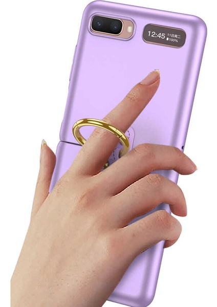 Galaxy Z Flip Kılıf Flip Ring Kıpta Kapak