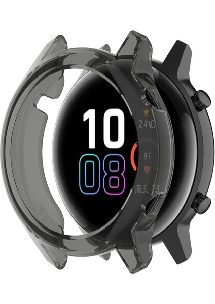 Store Honor Magic Watch2 46MM Vaka Koruyucu Şeffaf Siyah (Yurt Dışından)