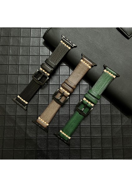 Apple Watch 7 45 mm / 6 & Se & 5 & 4 44 mm / 3 & 2 & 1 42 mm Kayış (Yurt Dışından)