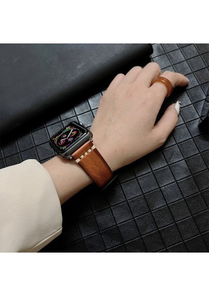 Apple Watch 7 45 mm / 6 & Se & 5 & 4 44 mm / 3 & 2 & 1 42 mm Kayış (Yurt Dışından)