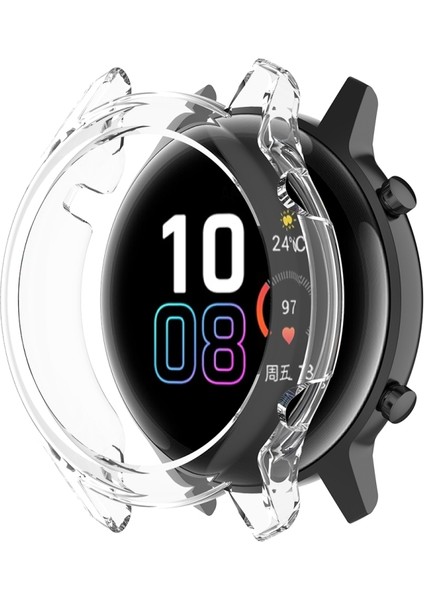 Store Honor Magic Watch2 46MM Vaka Koruyucu Şeffaf Beyaz (Yurt Dışından)