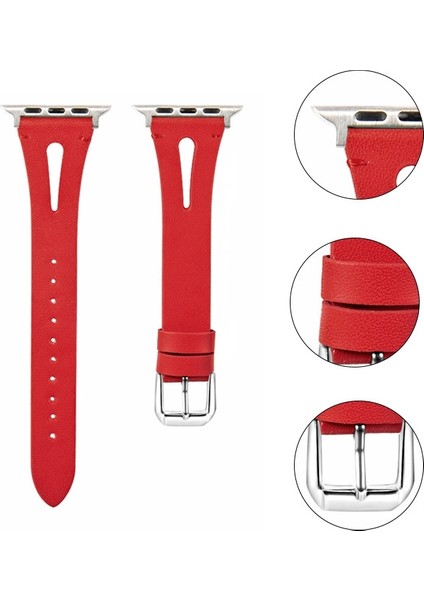 Apple Watch 7 41 mm / 6 & Se & 5 & 4 40 mm / 3 & 2 ve 1 38 mm Kayış (Yurt Dışından)