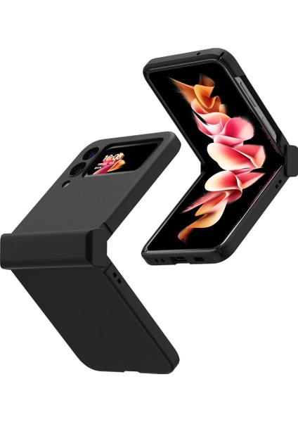 Samsung Galaxy Z Flip3 5g Siyah Için Menteşe Flip Telefon Kasası (Yurt Dışından)
