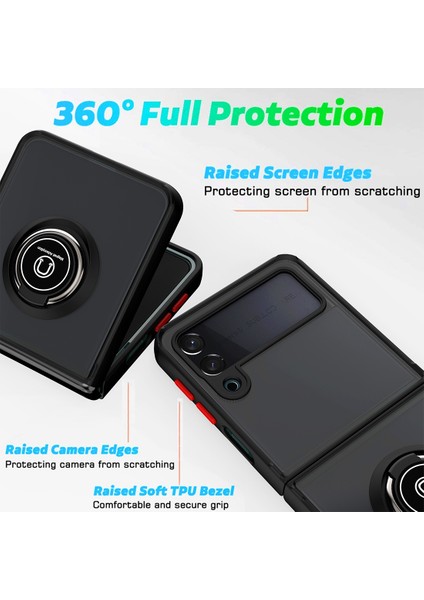 Samsung Galaxy Z Flip 3 5g Ordu Green Için Tpu + Pc Telefon Kılıfı (Yurt Dışından) modelleri