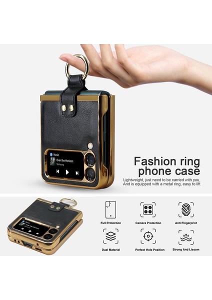 Samsung Galaxy Z Flip3 5g Kahverengi Için Halka Tutucu Kasası (Yurt Dışından) modelleri
