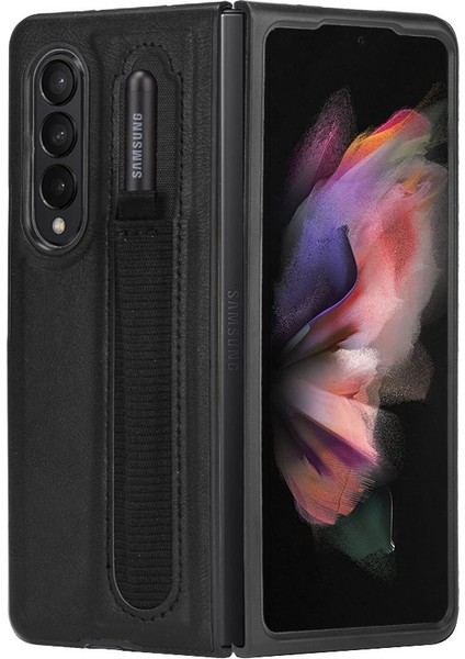 Samsung Galaxy Z Fold3 5g Siyah Için Vintage Doku Telefon Kılıfı (Yurt Dışından) fiyatları