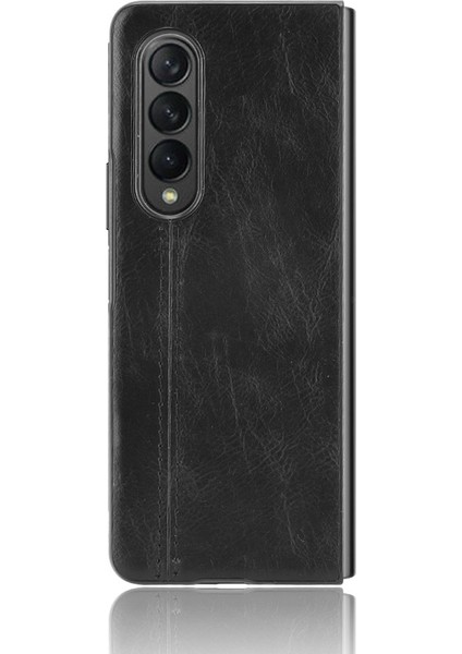 Samsung Galaxy Z Fold3 5g Siyah Için Pc + Pu + Tpu Kılıf (Yurt Dışından)
