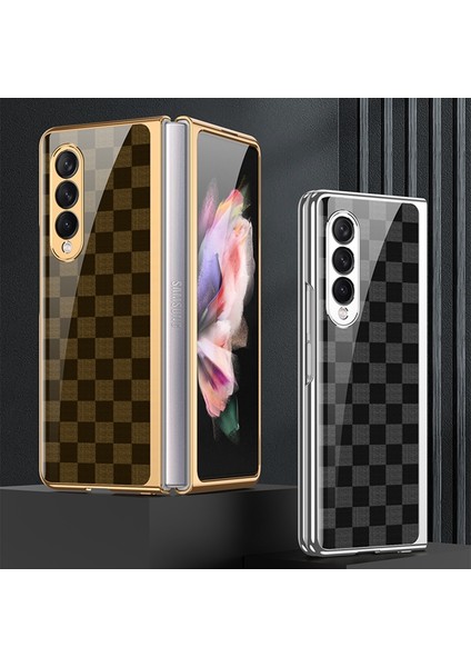 Samsung Galaxy Z Fold3 5g Satranç Kahverengi Için Gkk Kaplama Gl Telefon Kılıfı (Yurt Dışından) fiyatları
