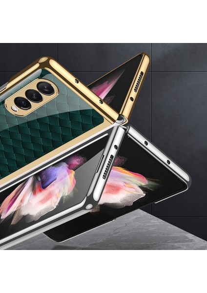 Samsung Galaxy Z Fold3 5g Satranç Kahverengi Için Gkk Kaplama Gl Telefon Kılıfı (Yurt Dışından) fırsatları