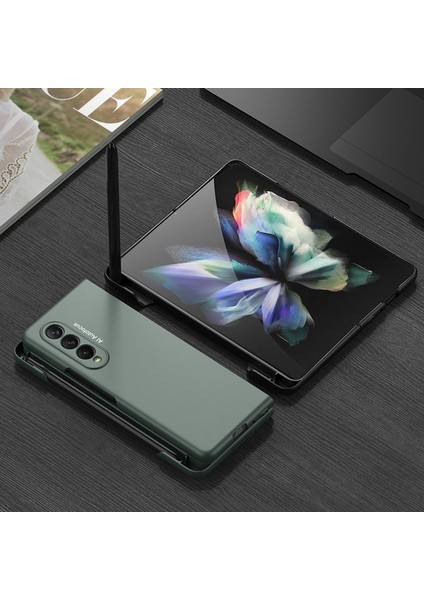 Samsung Galaxy Z Fold3 5g Gümüş Için Gkk Ultra Yetenekli Pc Flip Case (Yurt Dışından) modelleri